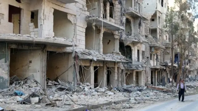 حلب کی تباہی