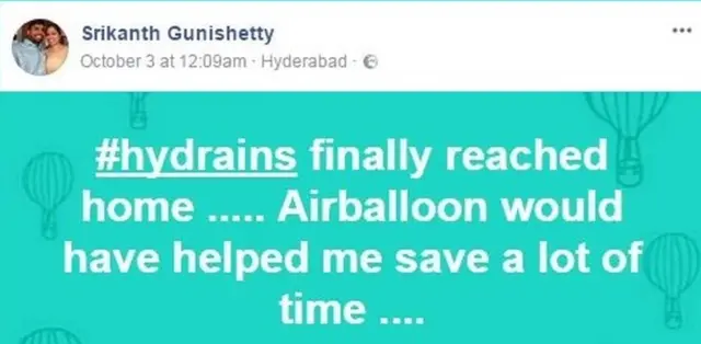 హైదరాబాద్‌పై జోకుల వాన