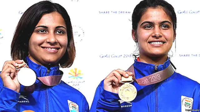 ਹੀਨਾ ਸਿੱਧੂ ਤੇ ਮਨੂ ਭਾਕਰ