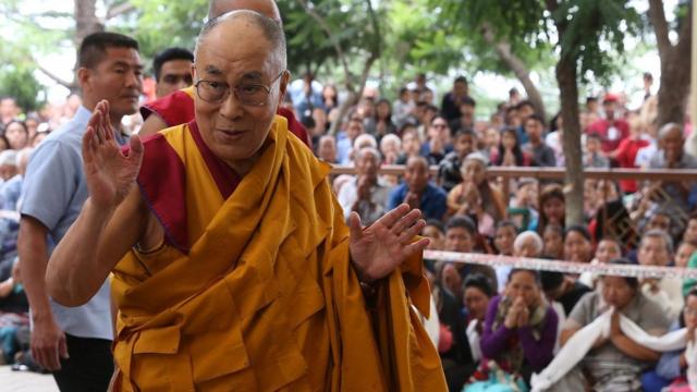 西藏流亡精神领袖达赖喇嘛