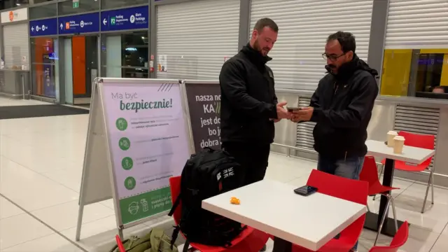 مات سبيدنغ مع مراسل بي بي سي فراس كيلاني