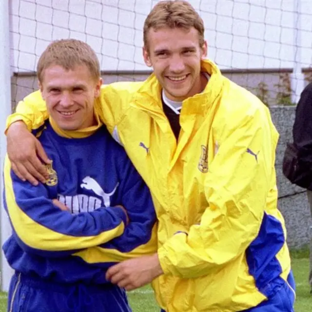 Ребров та Шевченко