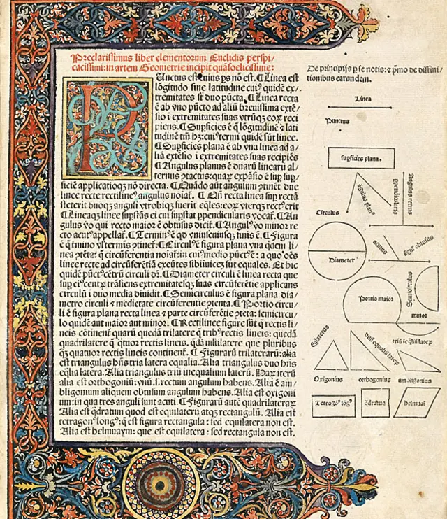 Página do textoconcurso da lotofácillatim da primeira edição impressaconcurso da lotofácil'Os Elementos',concurso da lotofácilEuclides