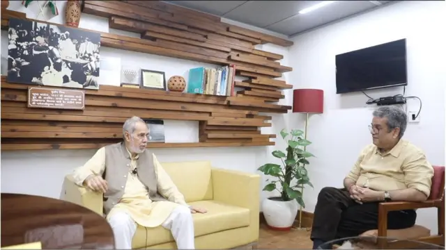 राम बहादुर राय के साथ रेहान फ़ज़ल