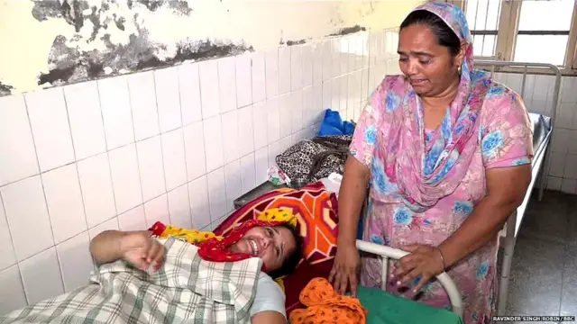 ਪੀੜ੍ਹਤ ਔਰਤ