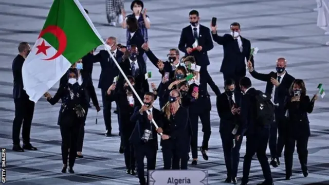 Kikosi cha Algeria kinachoshiriki mashindano ya Olimpiki