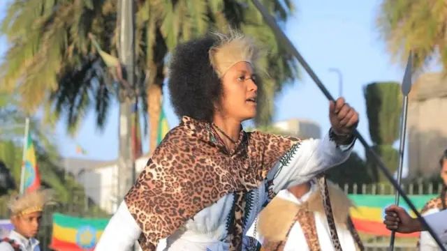 የአድዋ ድል አከባቢር በምኒሊክ አደባባይ። ዘንድሮ የሚከበረው የአድዋ ድል በዓል 126ኛው ነው።