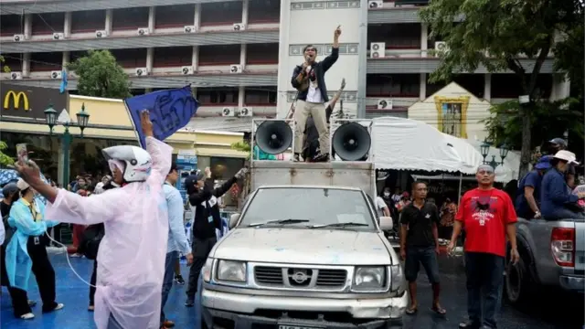 Pro-democracy activists protest against government and monarchy in Bangkok, Thailand October 13, 2020