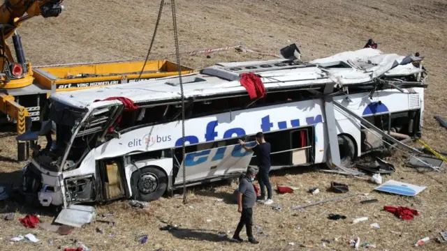 Türkiyədə avtobus qəzası