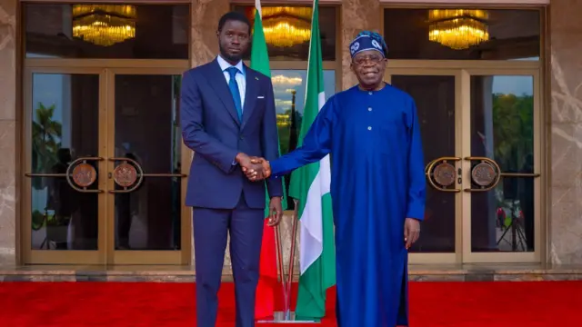 Aworan Aare orilẹede Naijiria, Bola Tinubu ati Aarẹ orilẹede Senegal, Bassirou Faye 