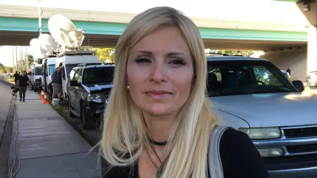 Orapma Moreno, madre de Andrea, sobreviviente del tiroteo en la escuela de Florida. (Foto Lioman Lima)