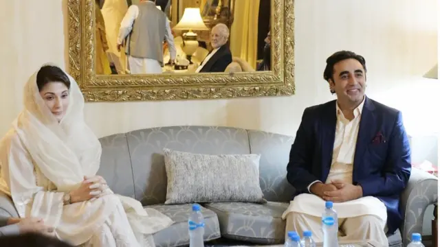 مریم نواز بلاول بھٹو
