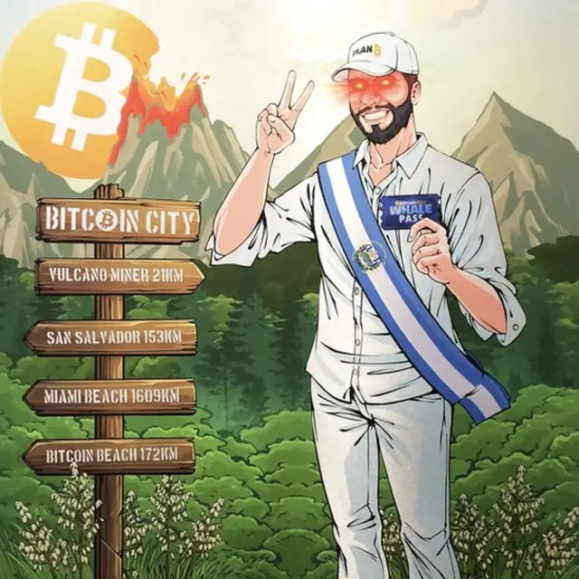 Pintura de Salvador Bukele