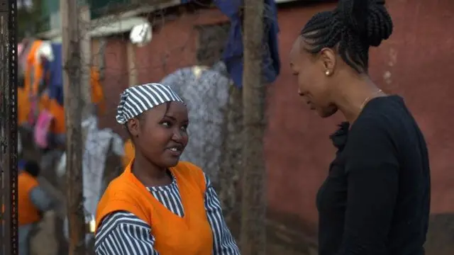 Teresa akiwa na mfungwa