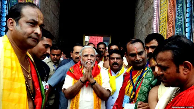 Narendra Modi, Jagnnath temple