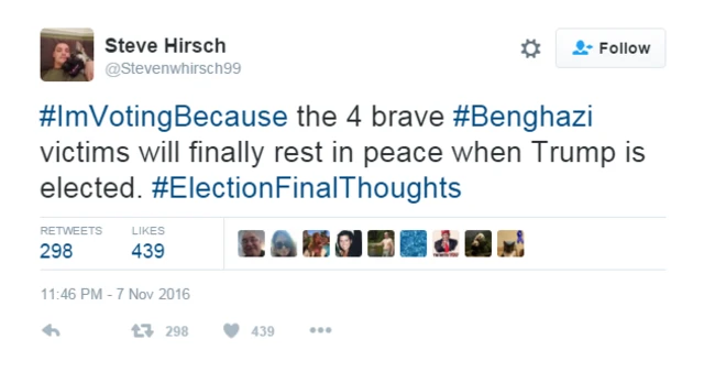 Tweet on US Election