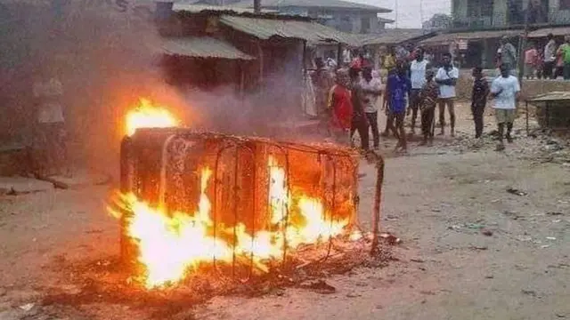 Ebe a gbara Keke ọkụ n'Umuahia