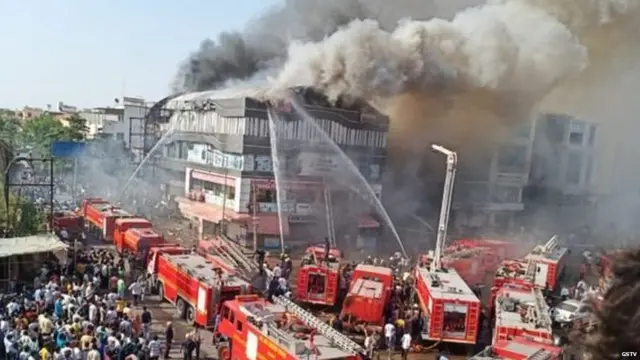 ਸੂਰਤ ਵਿੱਚ ਅੱਗ