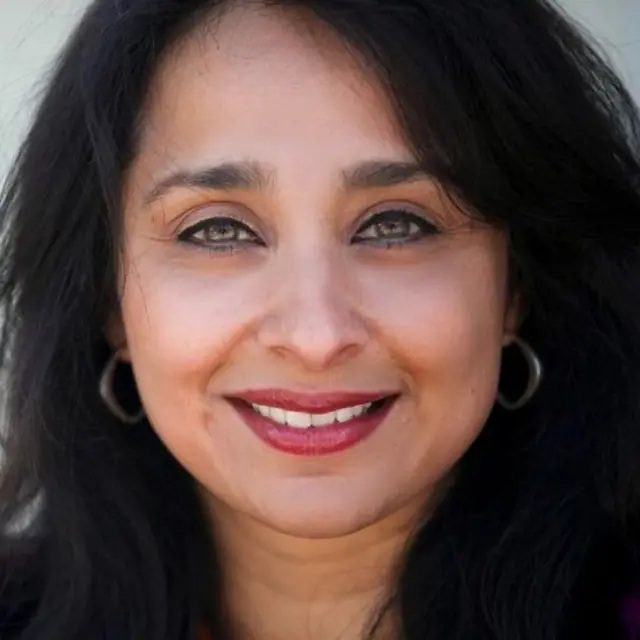 हिंदू अमेरिकन फ़ाउंडेशन की प्रमुख सुहाग शुक्ला. इस संस्था ने सम्मेलन के ख़िलाफ़ व्यापक अभियान चलाया