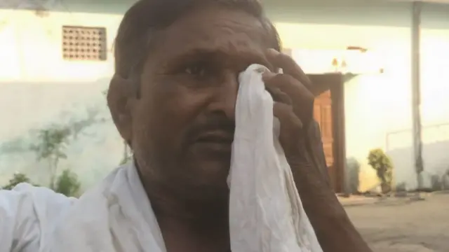 पत्रकार रमन कश्यप के पिता