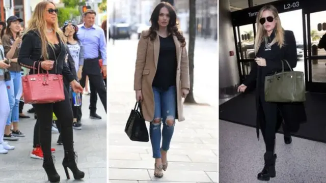 Mariah Carey, Tamara Ecclestone ve Khloe Kardashian Birkin modeli hayranlarından
