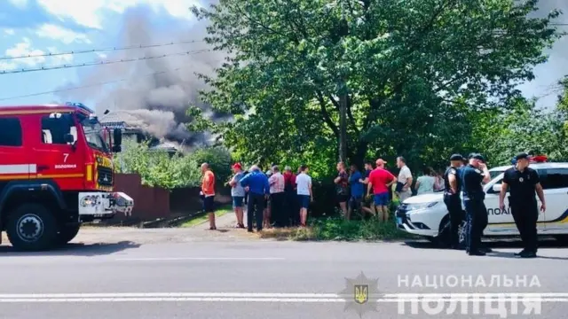 пожежа, літак