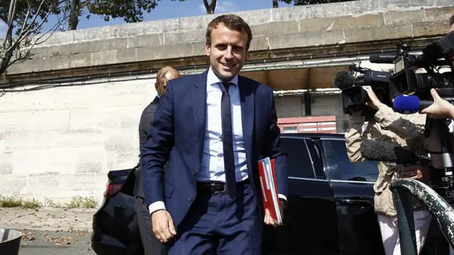 Бывший министр экономики Франции Эммануэль Макрон