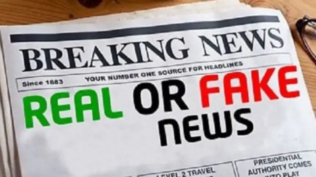 ફેક ન્યૂઝની એક તસવીર