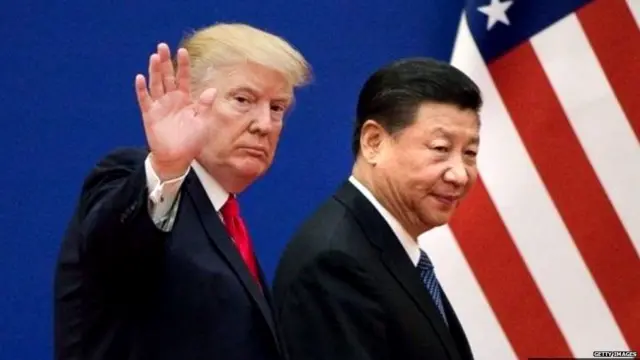 અમેરિકાના પ્રમુખ ડોનલ્ડ ટ્રમ્પ અને શી જિનપિંગ