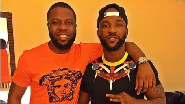 Hushpuppi and another Nigerian artist Inyanya