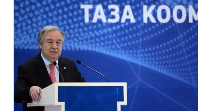 БУУнун баш катчысы Антониу Гутерриш Борбор Азияга сапары алкагында Кыргызстанга келди