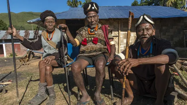 একদা 'হেডহান্টার' হিসেবে পরিচিত ছিল নাগাল্যান্ডের এই কোনিয়াক নৃগোষ্ঠী