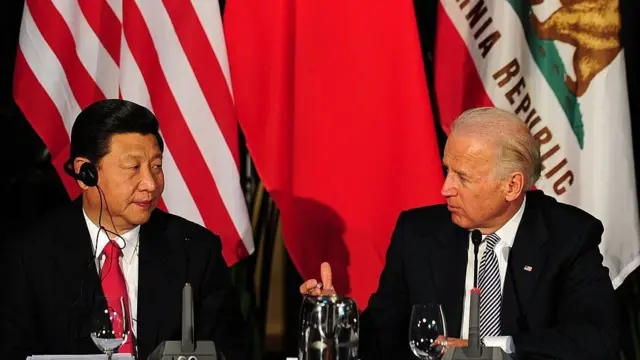 Xi Jinping e Joe Biden