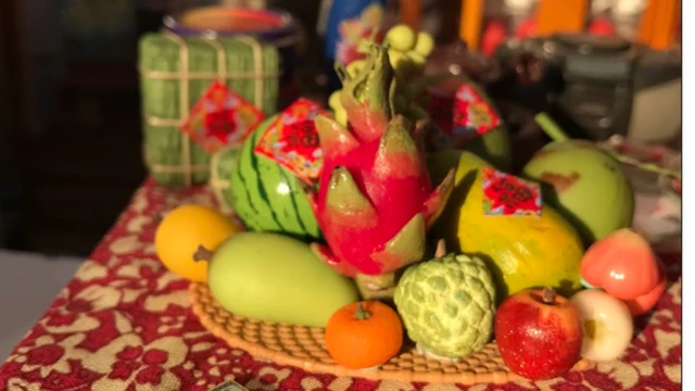 Mâm trái cây ngày Tết
