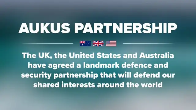 Aukus là tên ghép lại của Australia, UK, US