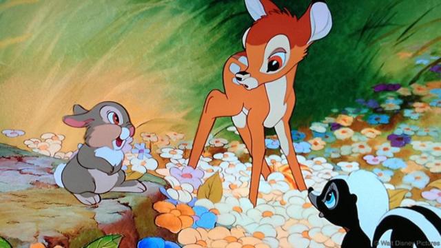 Un fragmento de la película Bambi