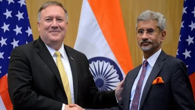 మైక్ పాంపేయో, జైశంకర్