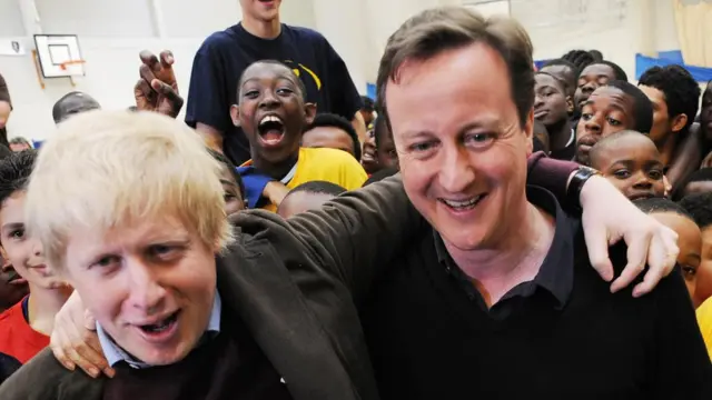 Джонсон и Кэмерон девять лет назад