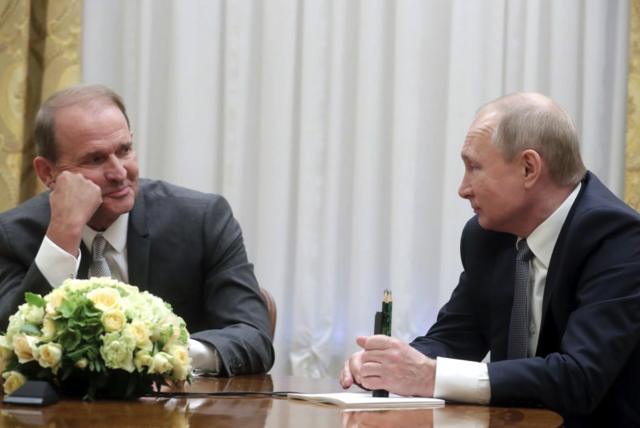 Медведчук и Путин в 2019 году