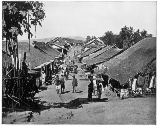 Cólera se espalhava com facilidadecodigos da betanovilarejos como estecodigos da betanoCalcutá, fotografado na décadacodigos da betano1890