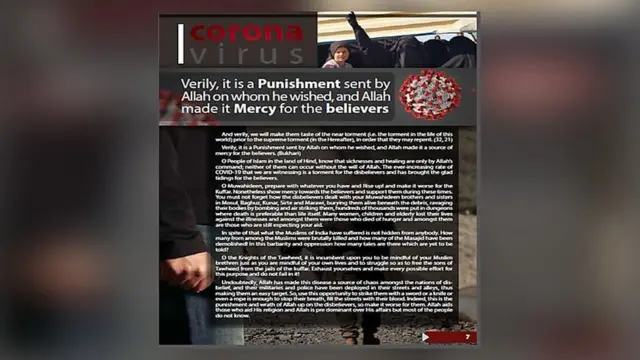 Key jihadist response to Covid-19