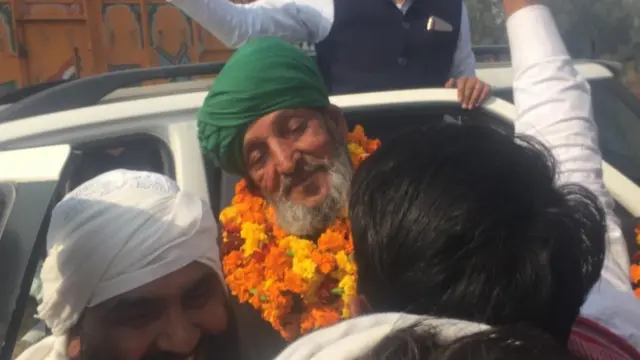 किसान रैली में गुलाम जौला