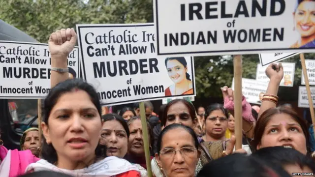 ਸਵਿਤਾ ਦੀ ਮੌਤ ਦੇ ਰੋਸ ਵਜੋਂ ਭਾਰਤ ਚ ਵੀ ਮੁਜ਼ਾਹਰੇ ਹੋਏ ਸੀ