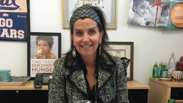 Melissa Kendrick, directora del Banco de Alimentos del condado de Monterey, California