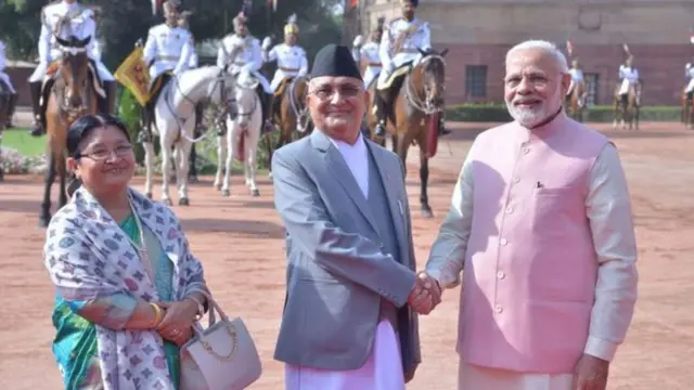 ओली भारत भ्रमण