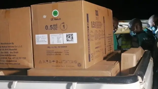 Aworan abẹrẹ ajẹsara Covid-19 to de si ipinlẹ Kwara