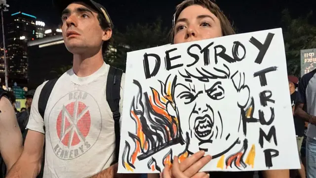 ट्रंप का विरोध