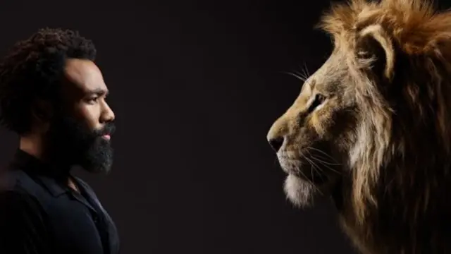 Donald Glover and Simba