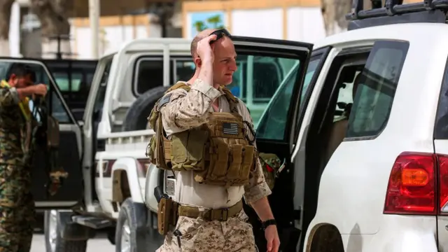 Suriye'nin kuzeyindeki ABD askerleri (Arşiv fotoğrafı).