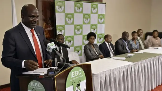 IEBC chairman Wafula Chebukati
